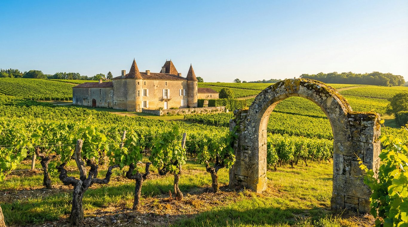 Détail architectural montrant la jonction entre un mur de pierre ancien et une structure de verre moderne, lumière rasante mettant en valeur les textures