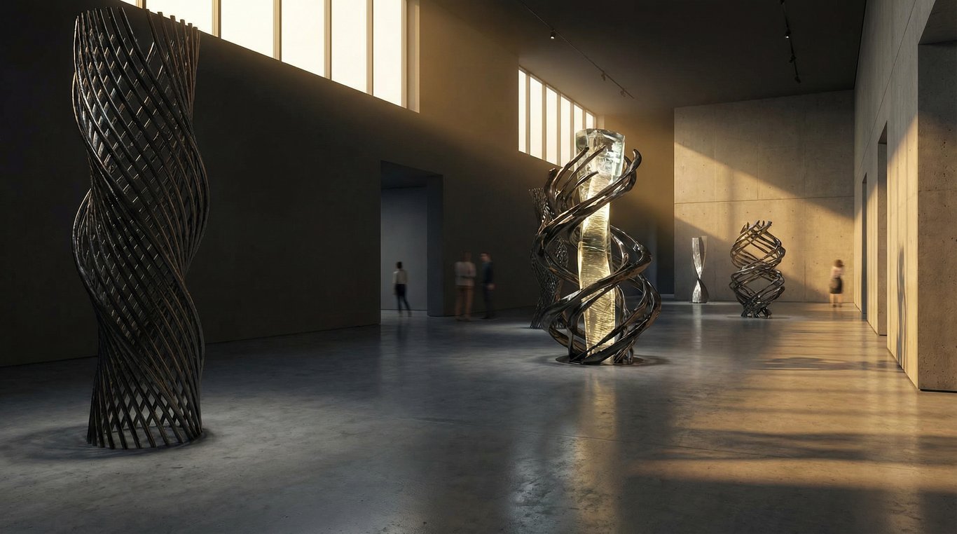 Concert avec projections vidéo abstraites et ambiance cyberpunk