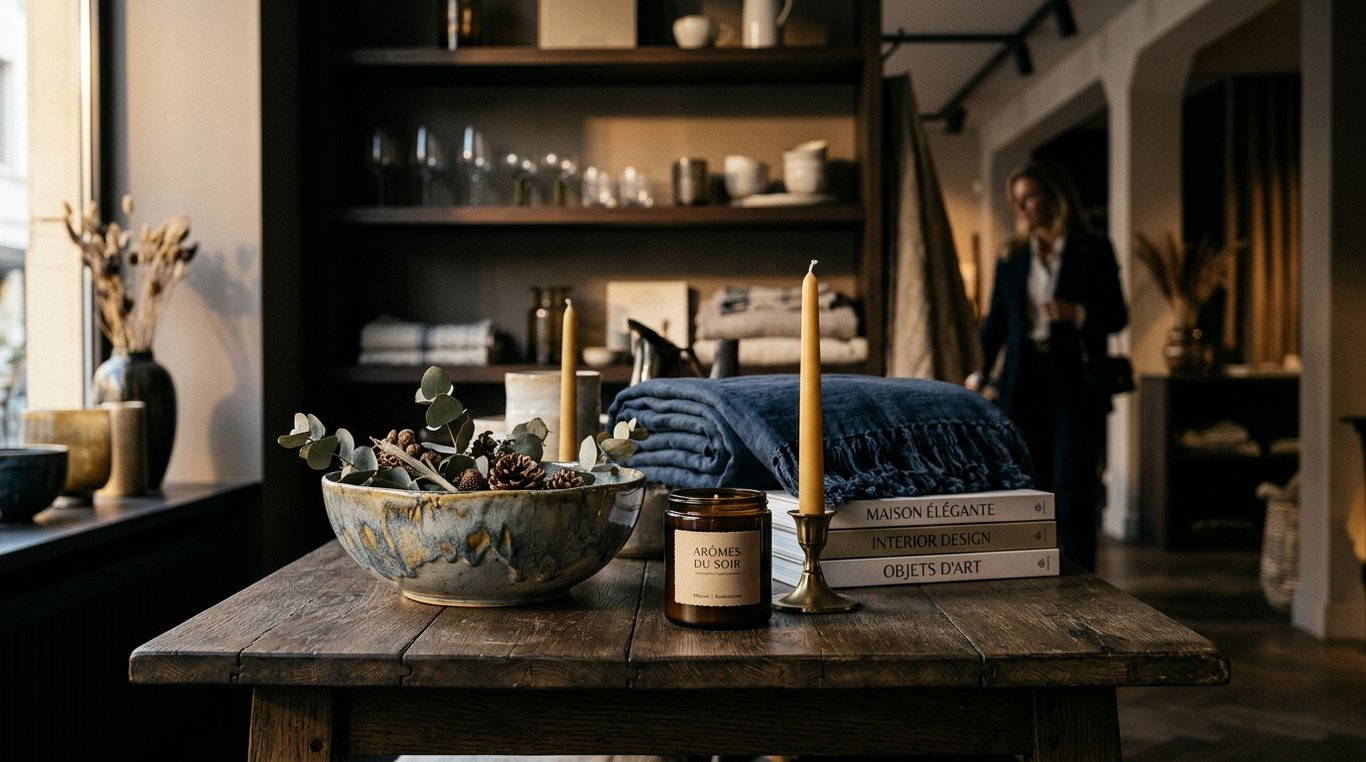 Accessoires de luxe en cuir