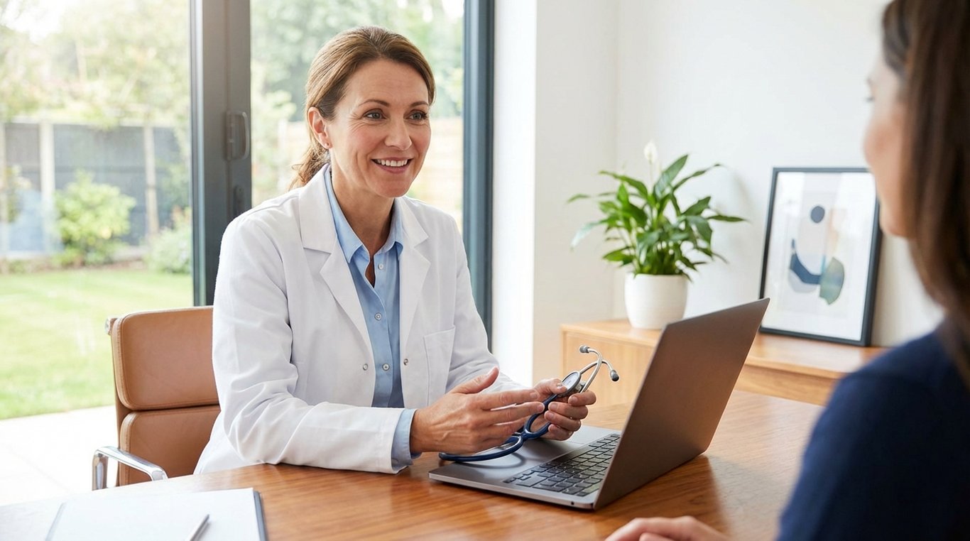Portrait en noir et blanc de Dr. Sophie Martin