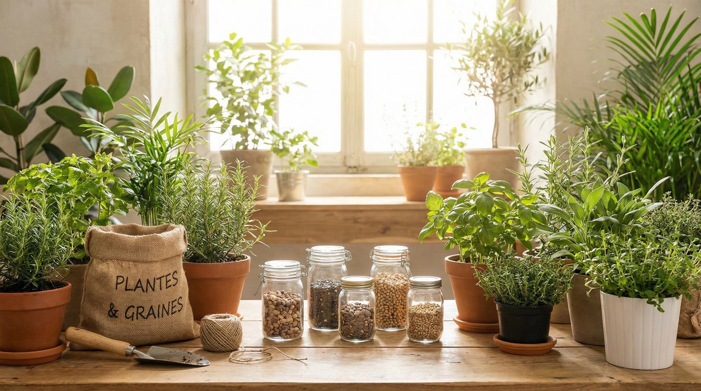 Collection de plantes d'intérieur