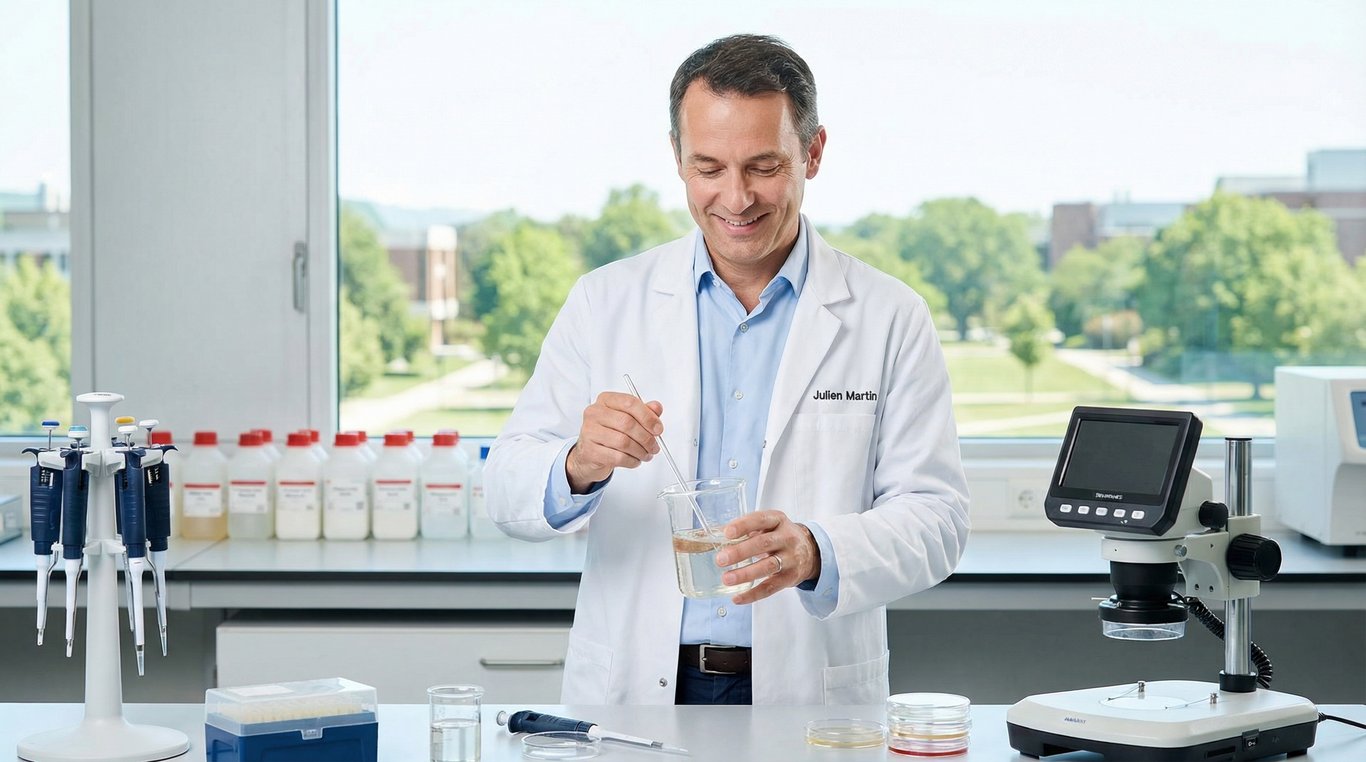 Portrait de Julien Martin, responsable formulation
