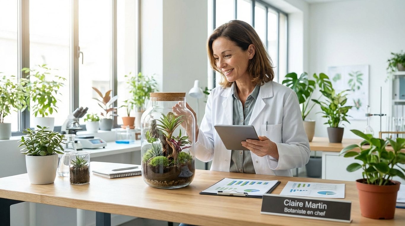 Portrait de Claire Martin, Botaniste en chef