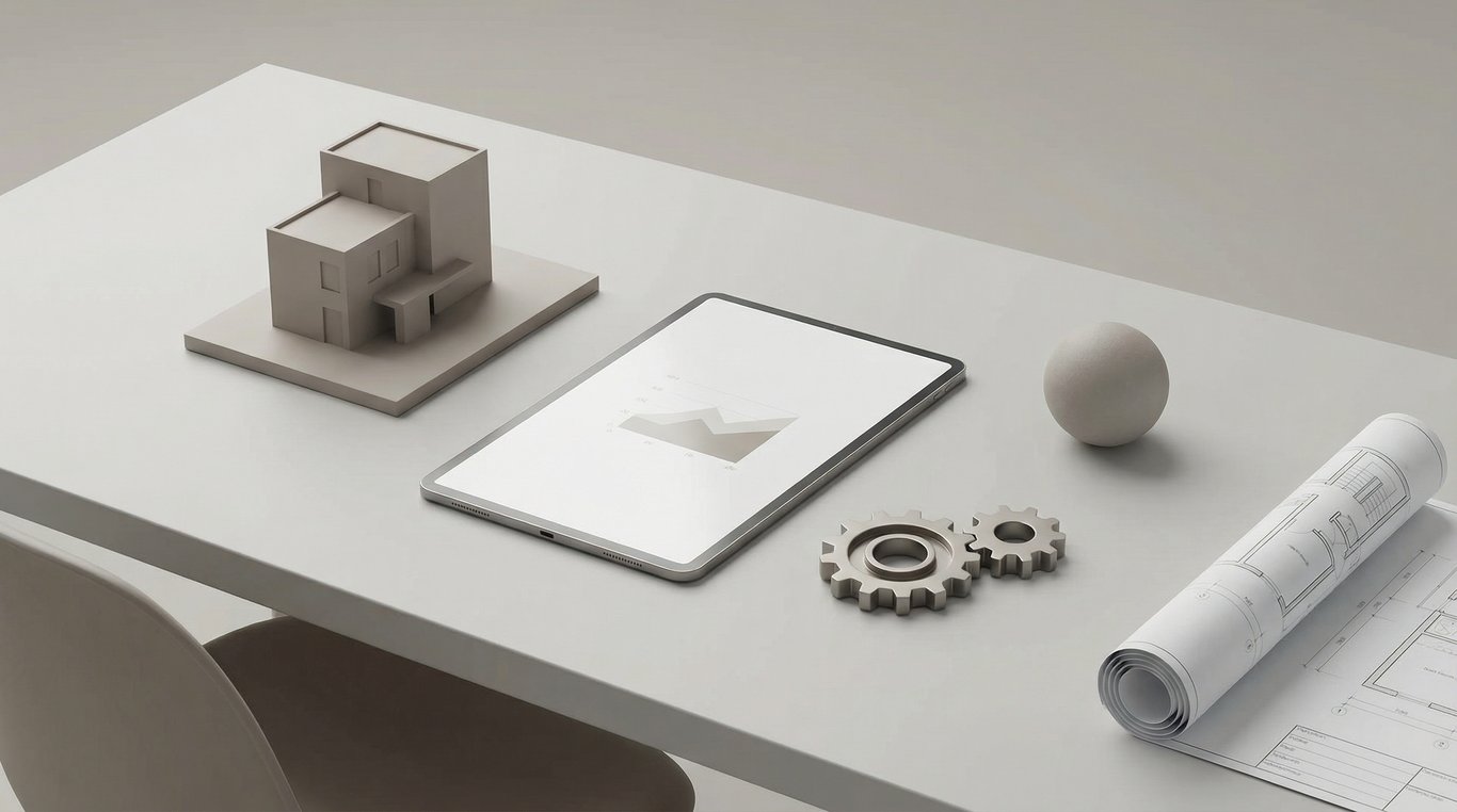 Gros plan macro sur des graphiques financiers digitaux sur une tablette, tons bleus et gris, style technologique propre