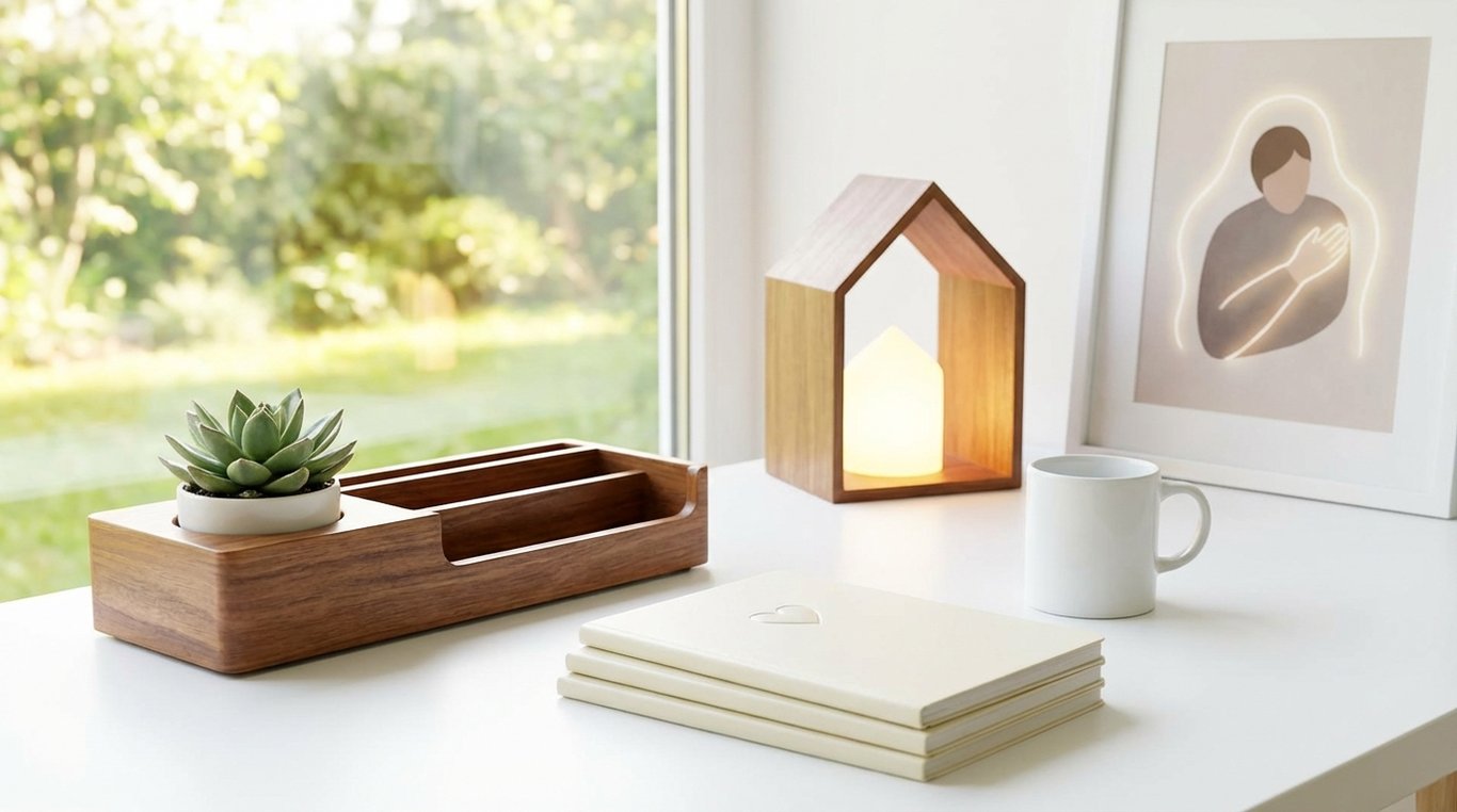 Enfant serrant son chien dans ses bras, lumière dorée de fin de journée