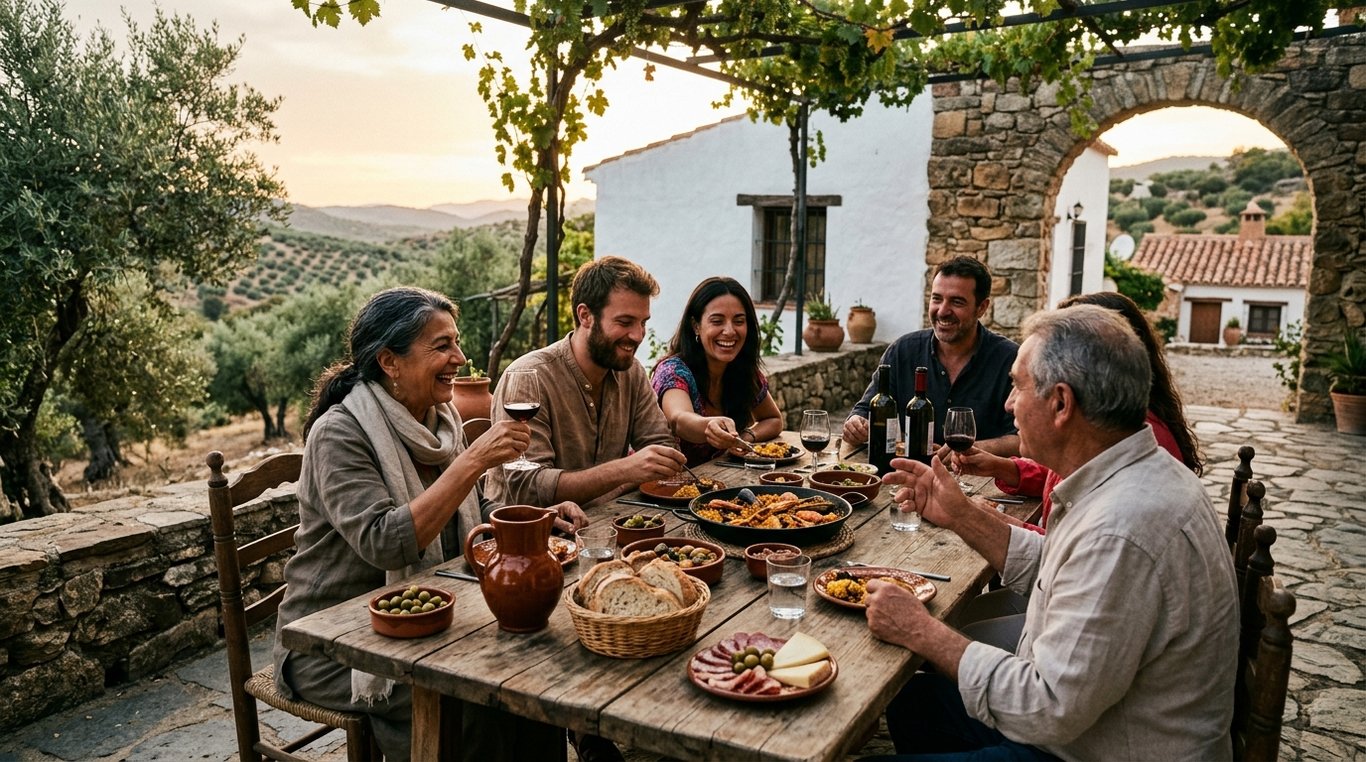 Vignobles et collines ensoleillées