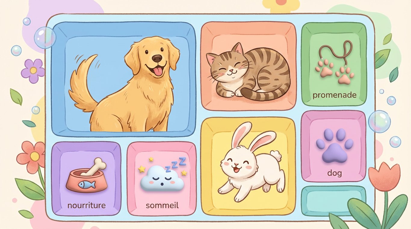 Chien heureux en vacances