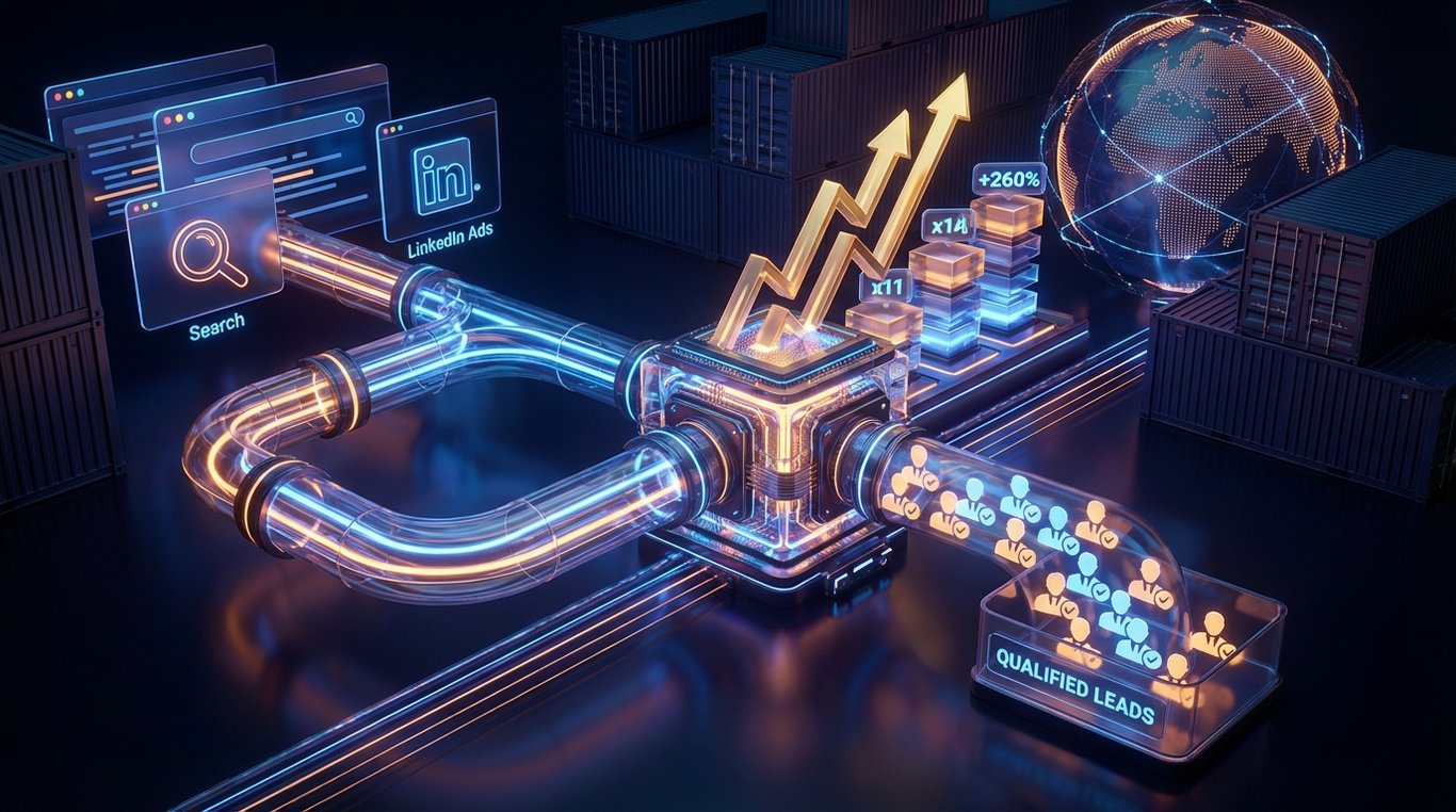 Tableau de bord de performance d'une campagne d'acquisition digitale