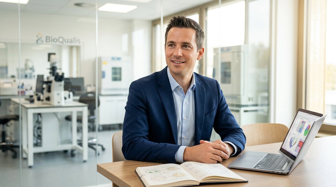 Portrait de Dr. Julien Moreau, expert en microbiote