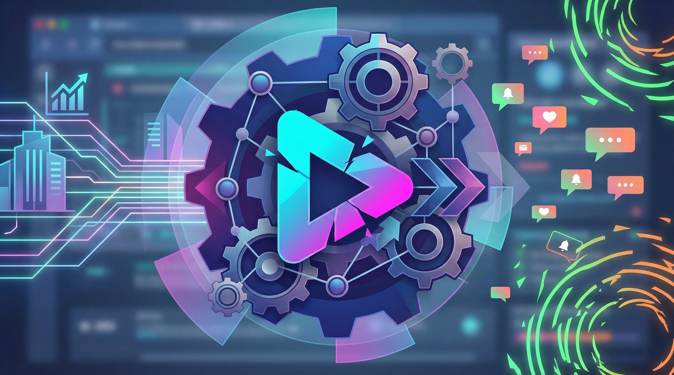 Logo TikTok stylisé en 3D