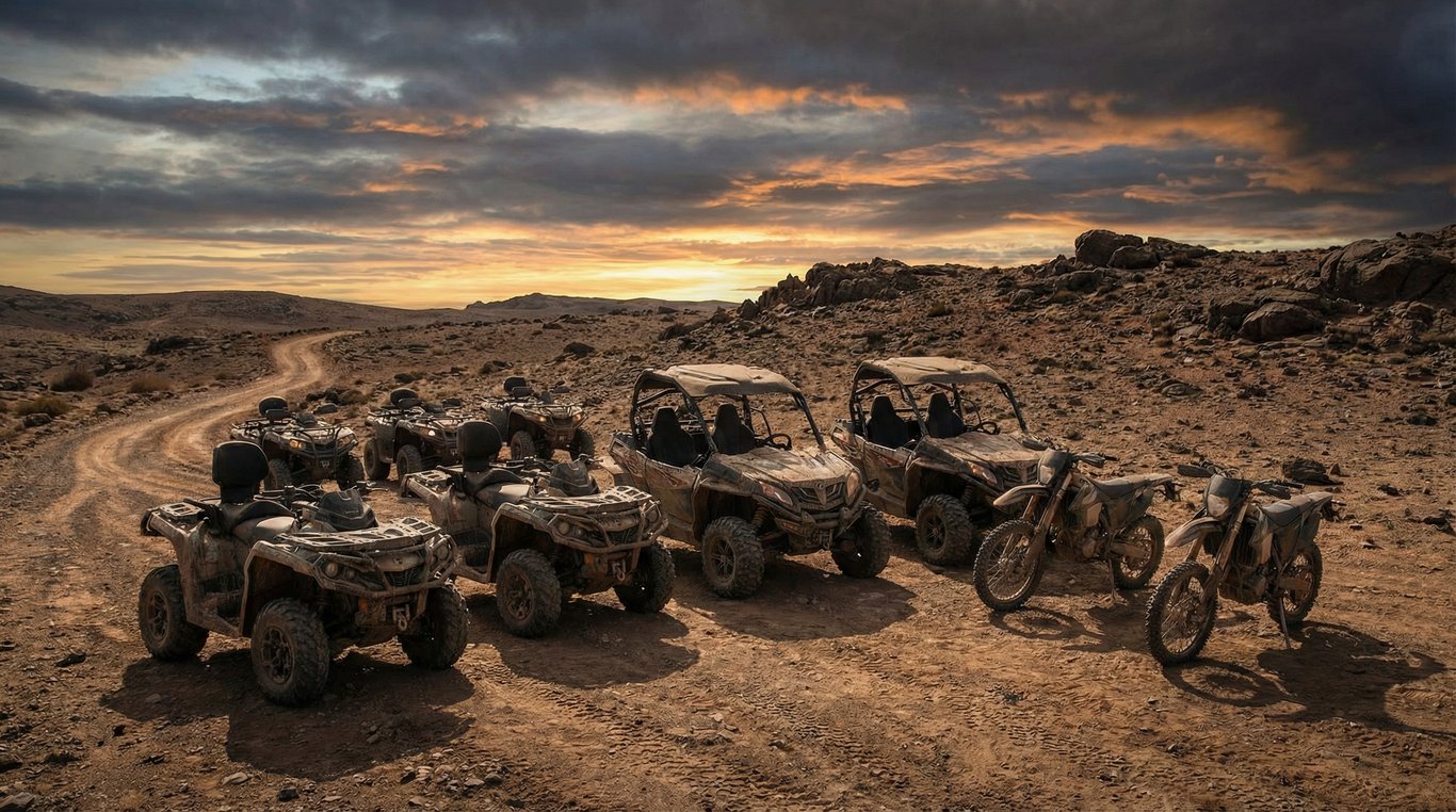 Plan détaillé d'un moteur de buggy rutilant et d'une suspension renforcée, éclairage studio contrasté, ambiance garage professionnel high-tech.