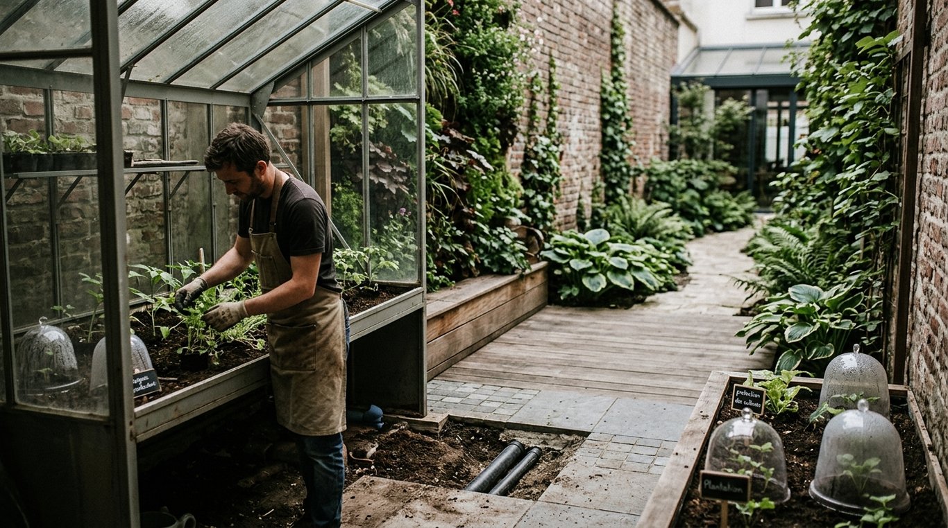 Avant/après d’un jardin en ville : restauration de sol et nouvel aménagement végétal