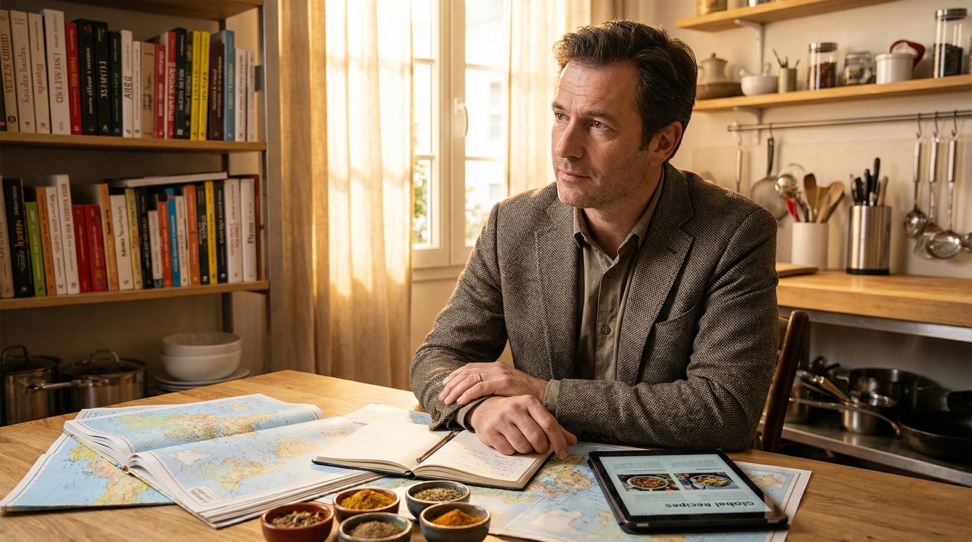 Portrait de Marc Lefèvre, chef consultant et expert culinaire