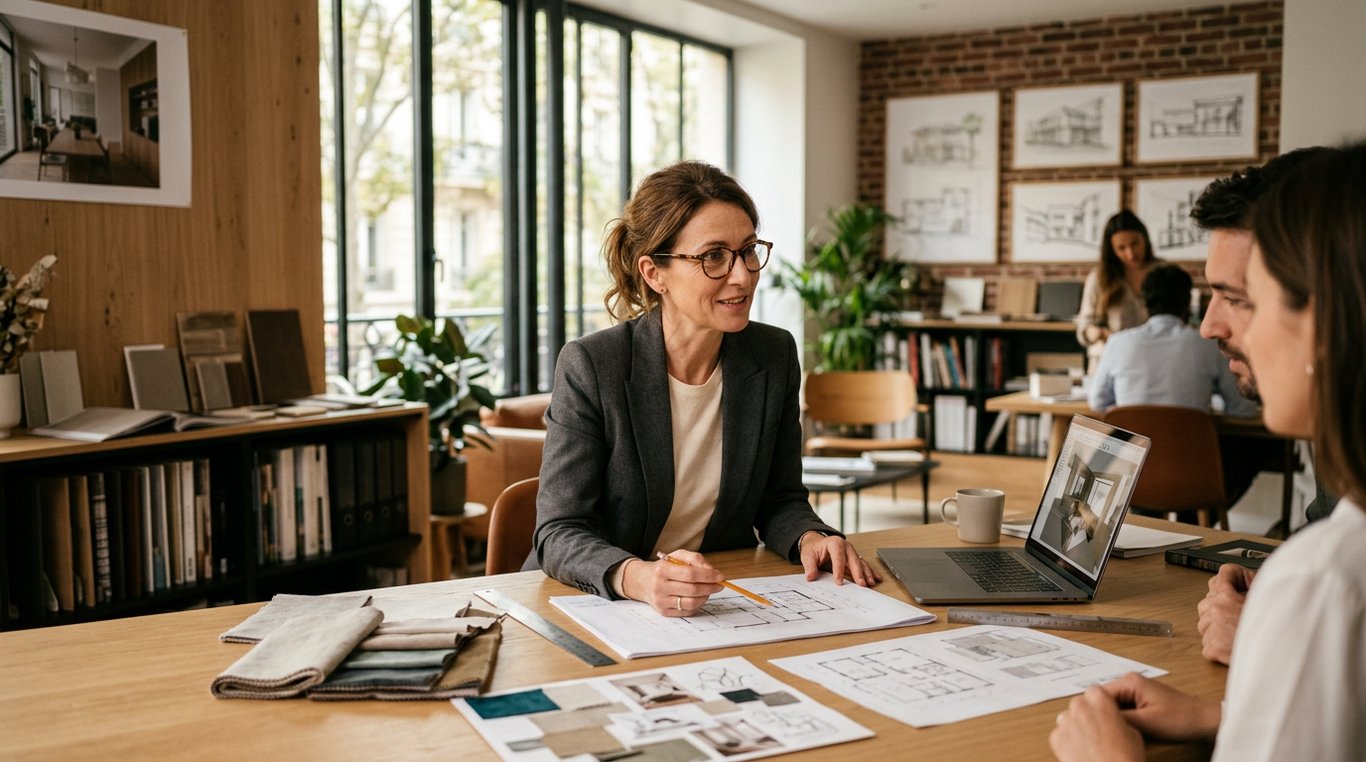 Portrait de Jeanne Martin, architecte d'intérieur chez DomoLife