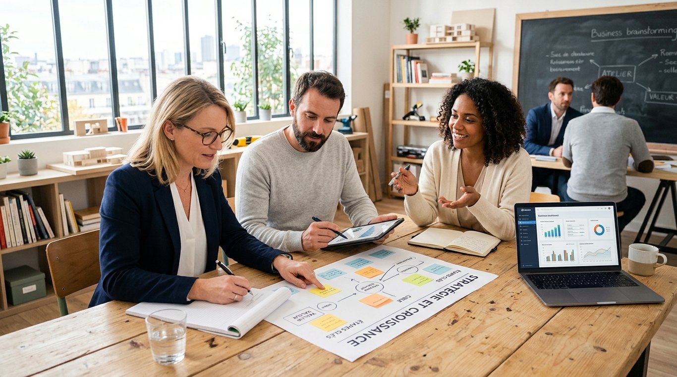 Tableau de bord : suivi de l’avancement par indicateurs simples.