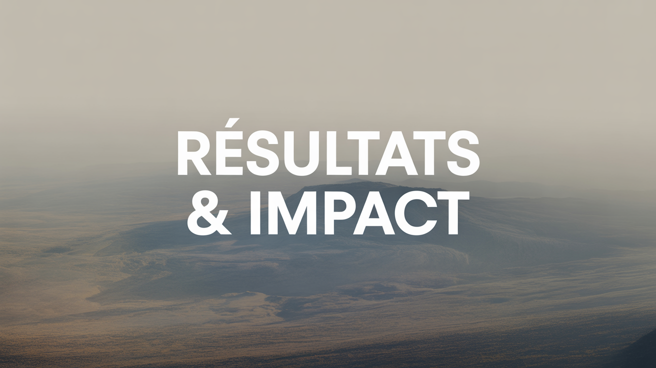 Visualisation de données stylisée avec graphiques en barres et courbes de croissance lumineux sur fond sombre