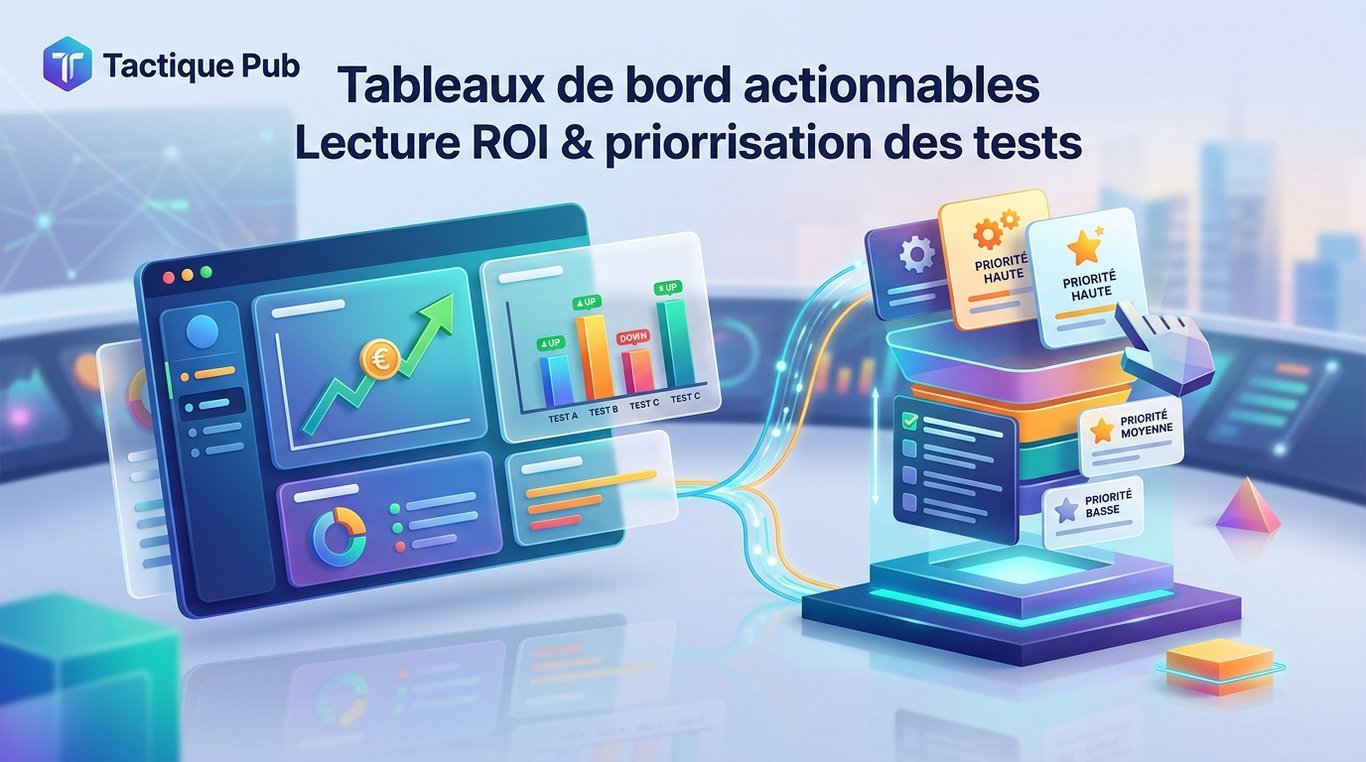 Écrans de pilotage et indicateurs de performance marketing