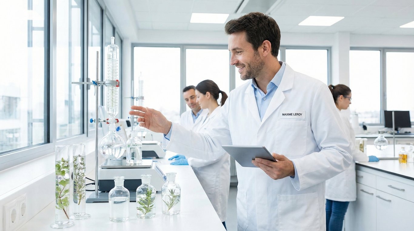 Portrait de Maxime Leroy, chef de production