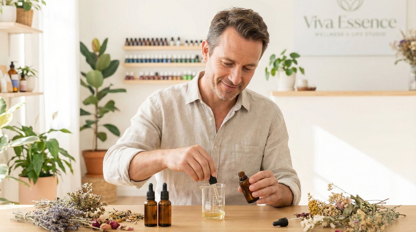 Portrait de Julien Morel, aromathérapeute