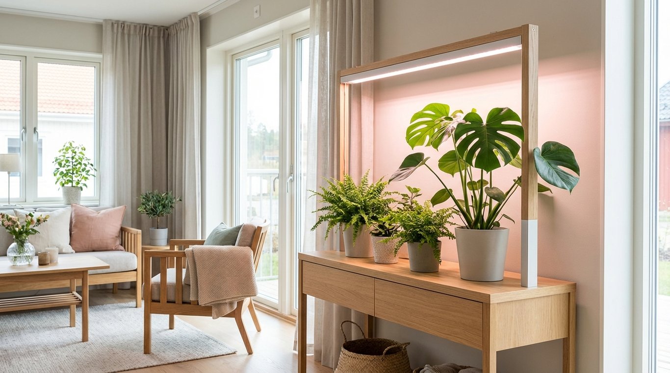 Lampe LED design pour plantes