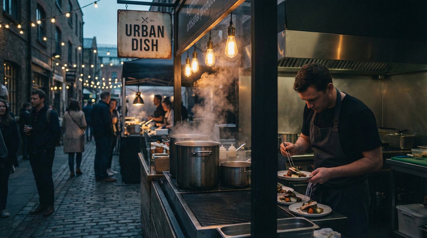 Portrait de Julien Martin, chef exécutif d'Urban Dish