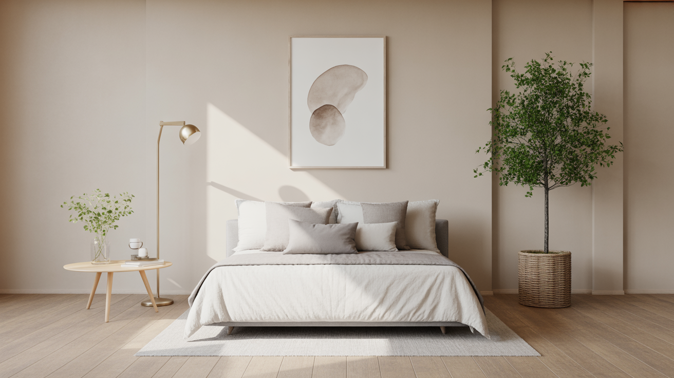 Bâtiment industriel moderne avec ciel bleu et soleil