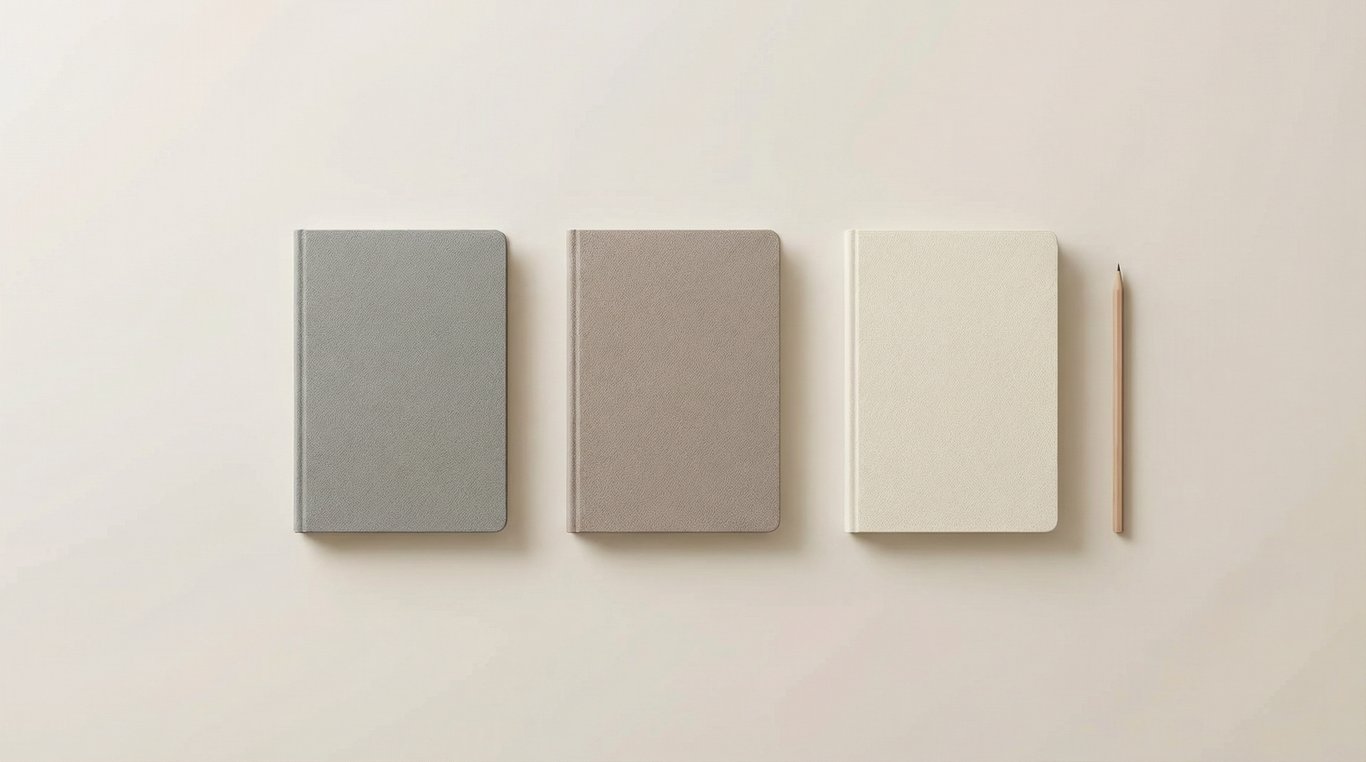 Rapport annuel avec typographie helvetica