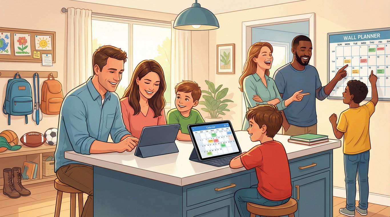 Photo de profil de la famille Moreau, couple senior souriant