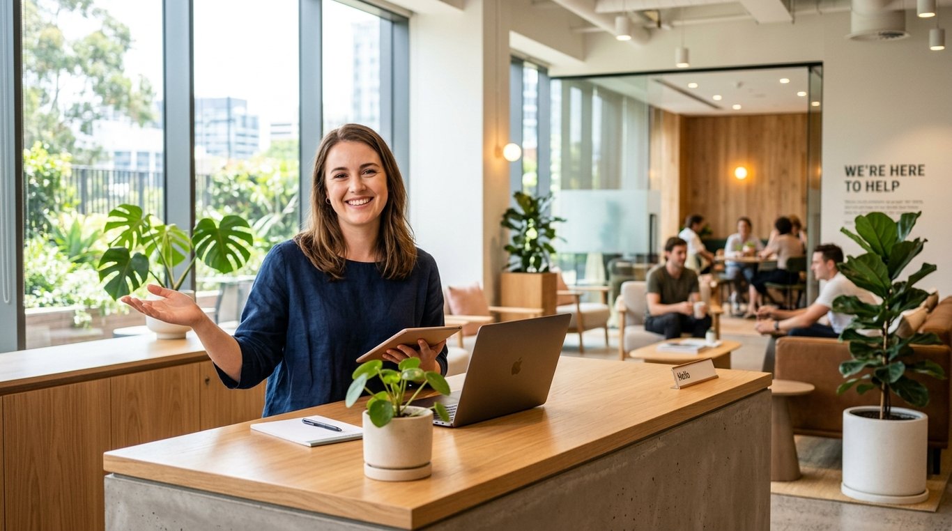 Conseiller clientèle chez Fiche Atelier, dans un environnement atelier lumineux