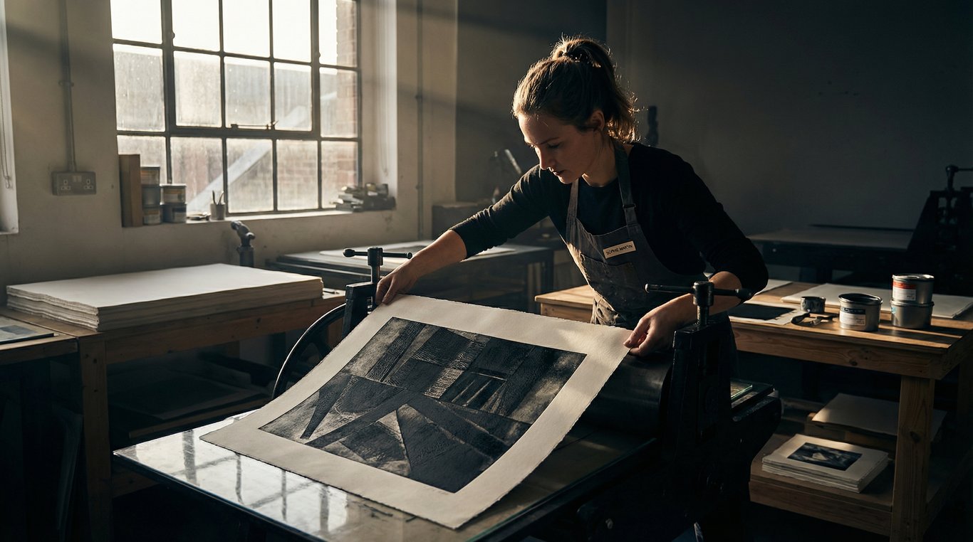 Pointe sèche portrait