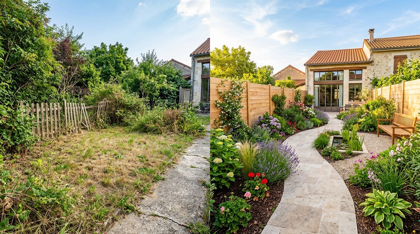 Création de jardin paysager