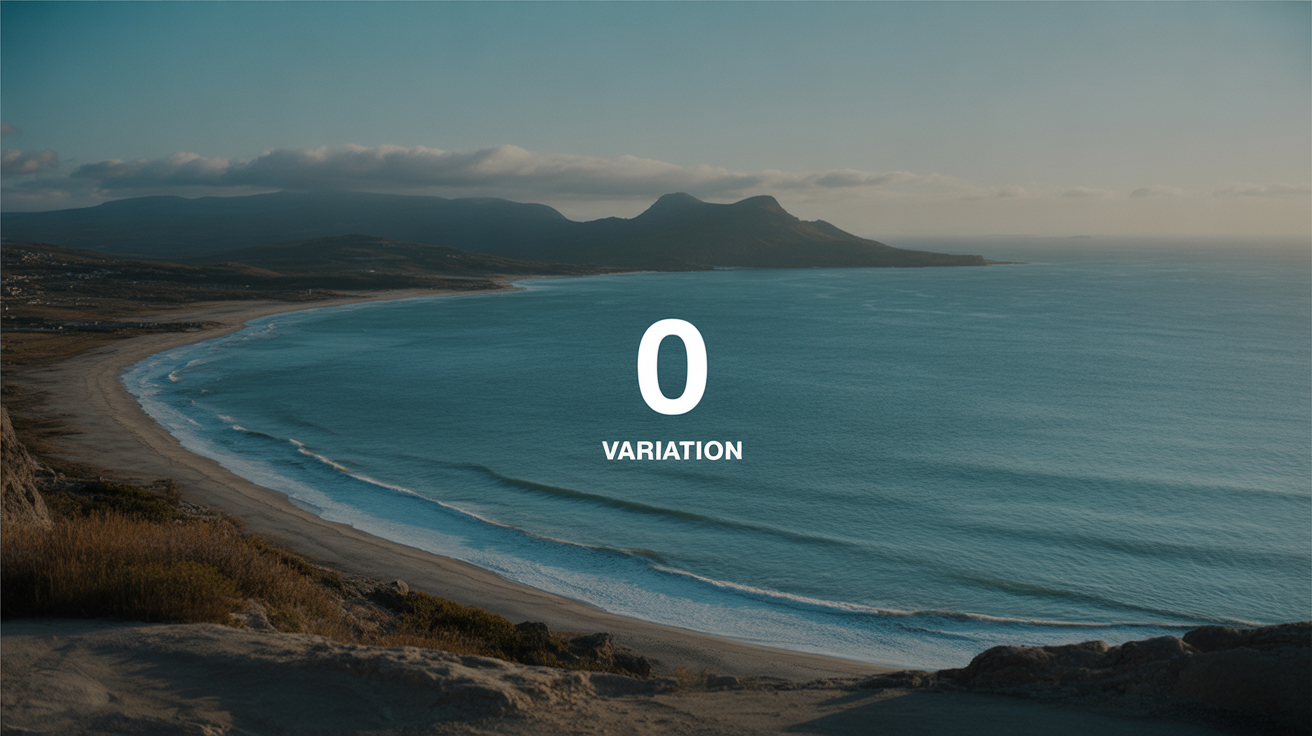 Ciel dramatique avec nuages lenticulaires au-dessus de la Patagonie, ambiance bleutée et froide