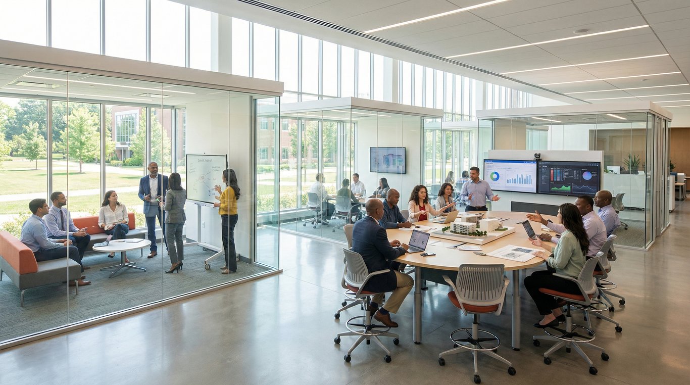 Architecture moderne de la Clinique Val d'Or