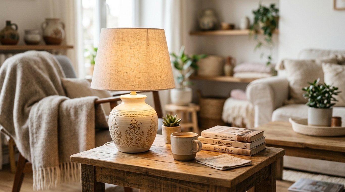 Photo placeholder : lampe déco à échanger