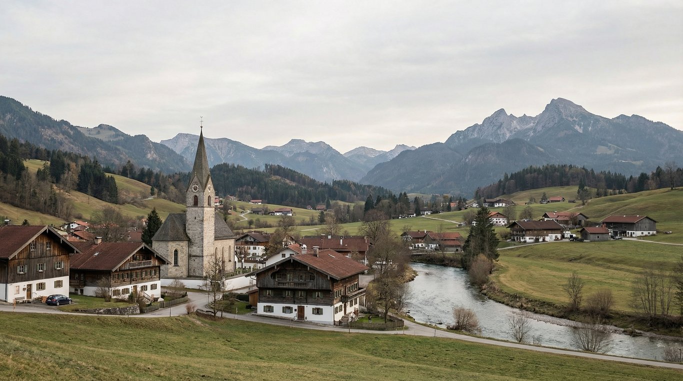 Façade de bâtiment moderne en verre et acier à Munich