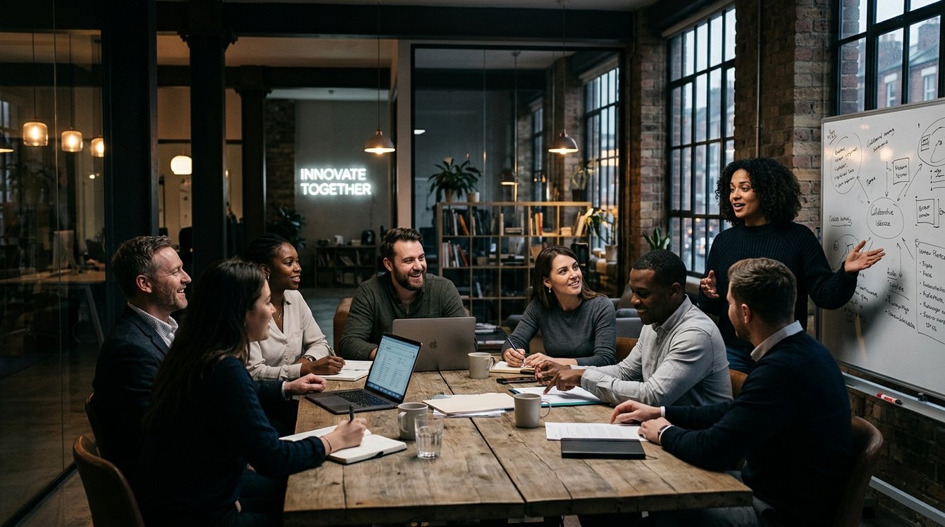 Chercheurs examinant une carte ancienne