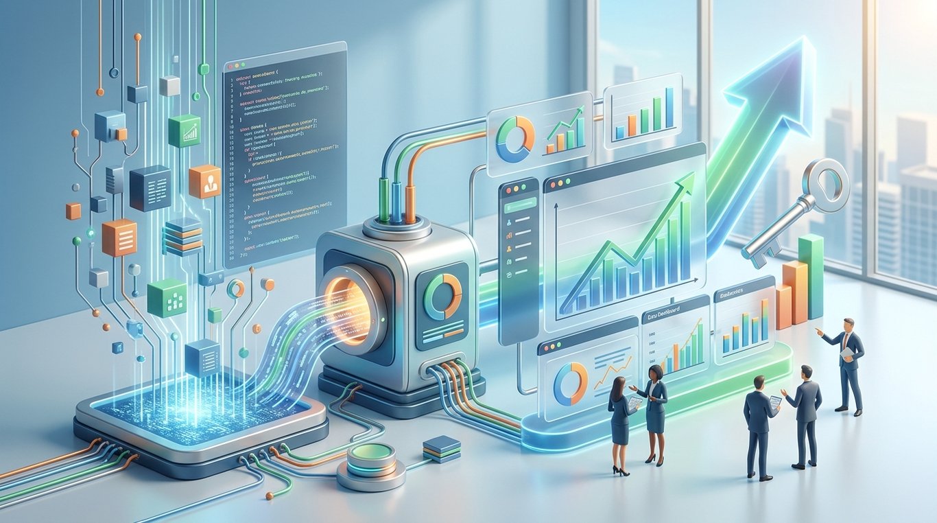 Aperçu d’un dashboard exécutif avec indicateurs KPI