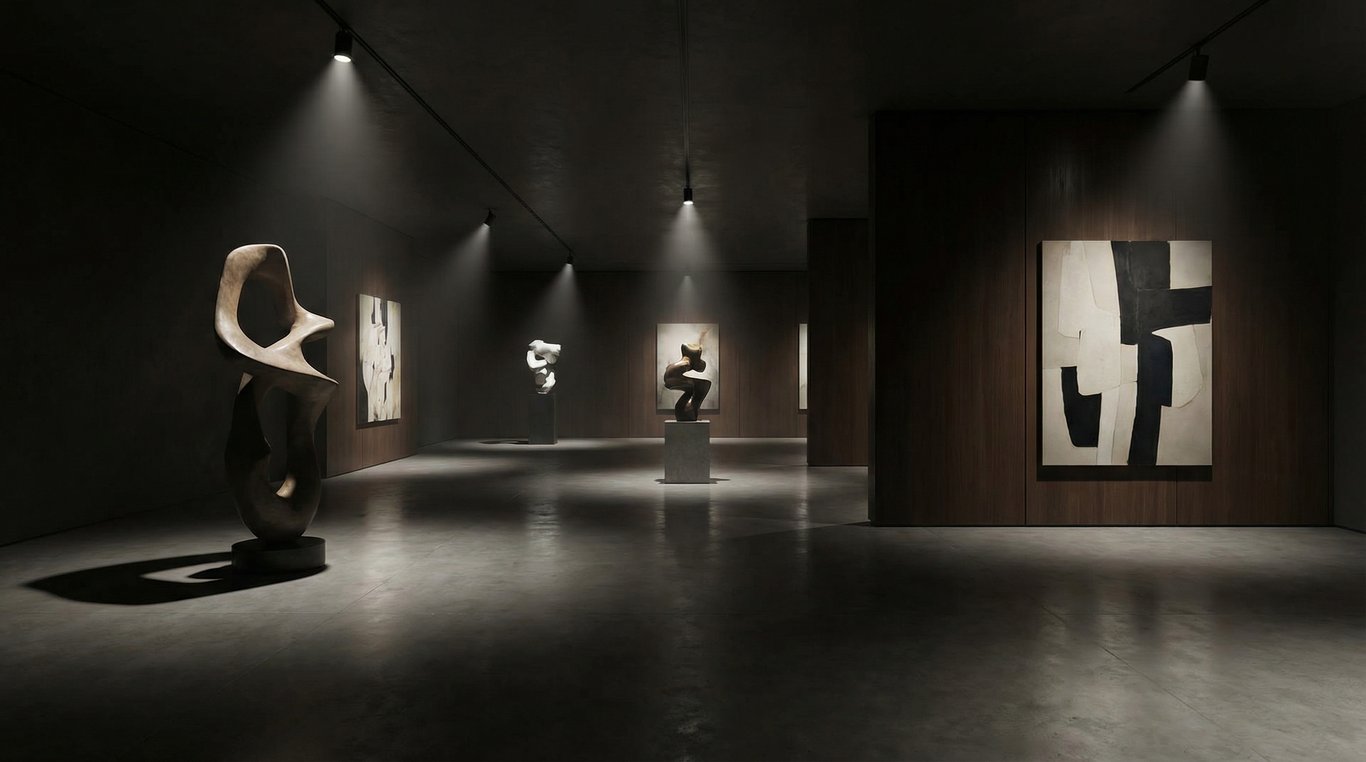 Interface utilisateur immersive avec éléments holographiques et typographie orbitron