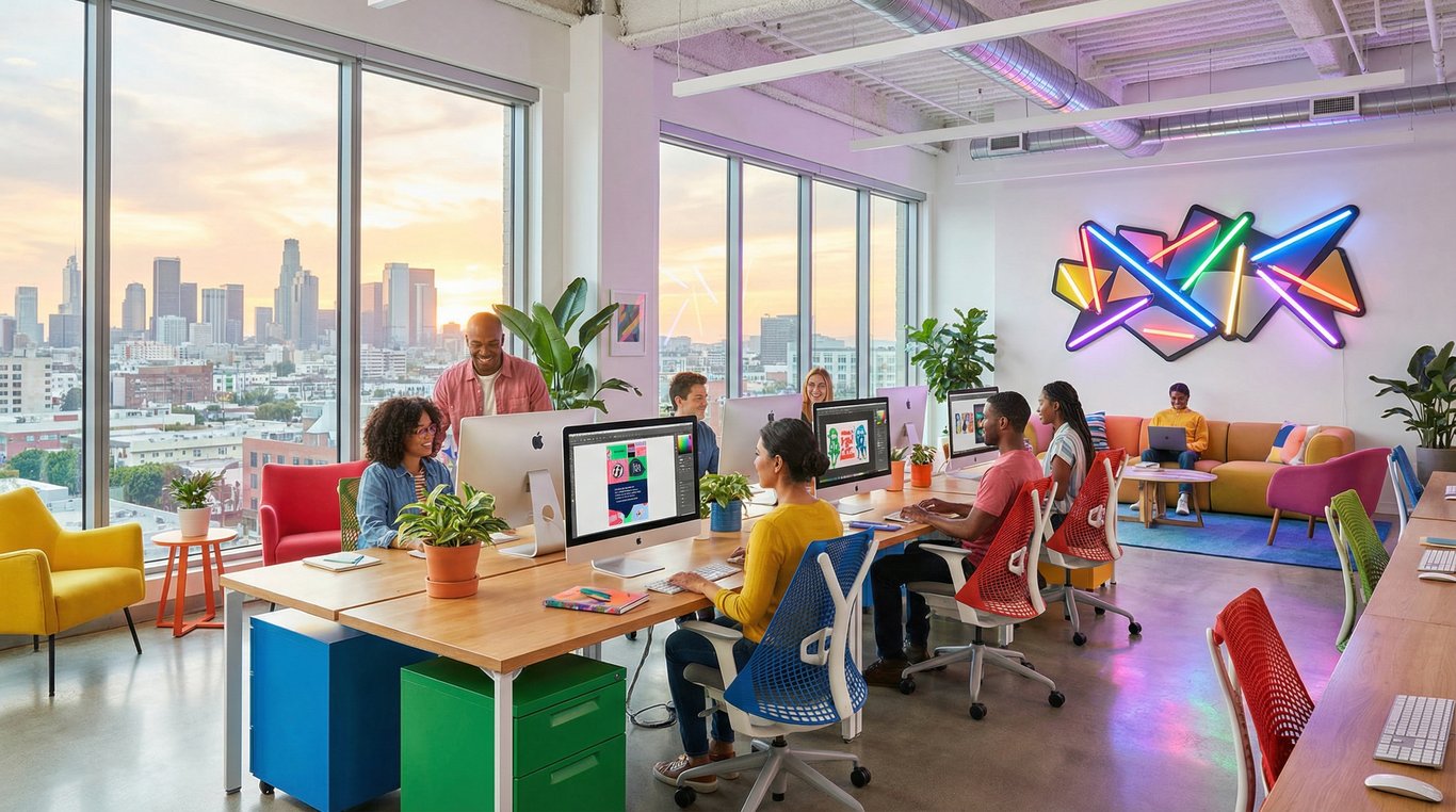 Wraps colorés garnis de légumes frais et sauces dans un food truck beige