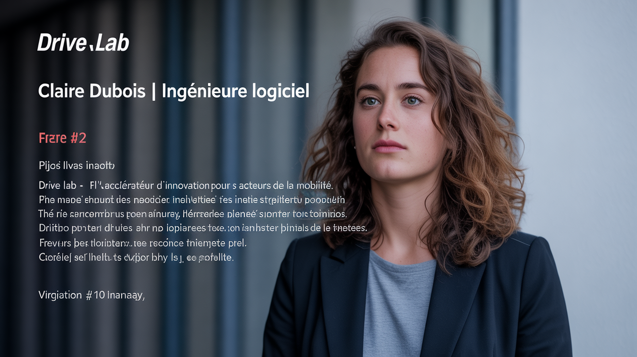 Portrait de Claire Dubois