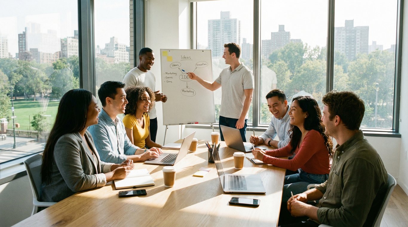 Représentation abstraite de points de données formant un bouclier protecteur symbolisant la prévention en entreprise