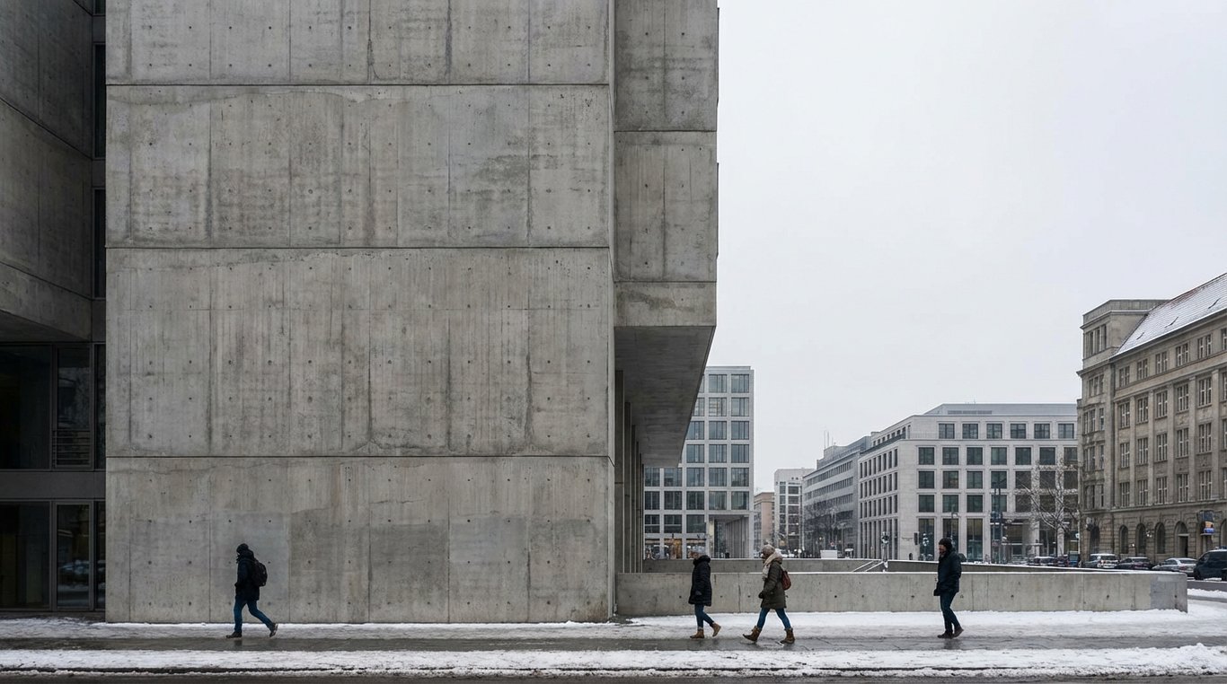 Couverture Panorama Europe numéro Hiver 2025 - Architecture brutaliste à Berlin