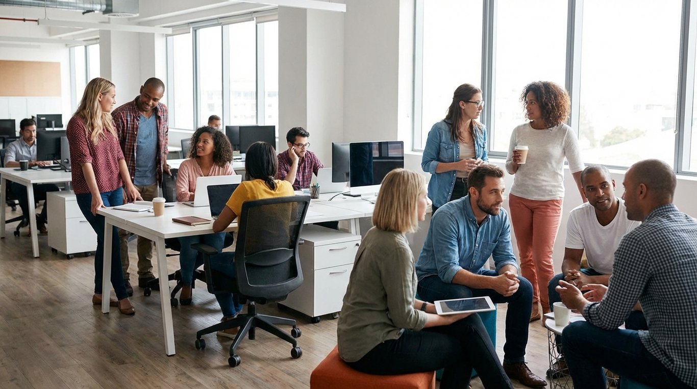 Vue intérieure du centre hospitalier vétérinaire Veto 31, couloir principal, architecture fonctionnelle et épurée