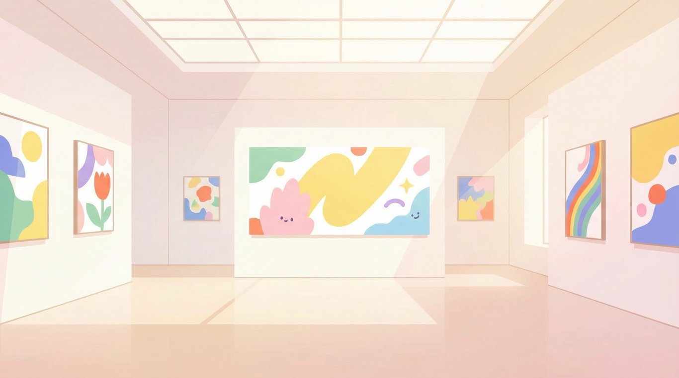 Illustration d’un palmier sur une plage tropicale de Bali, aquarelle lumineuse et contours encre