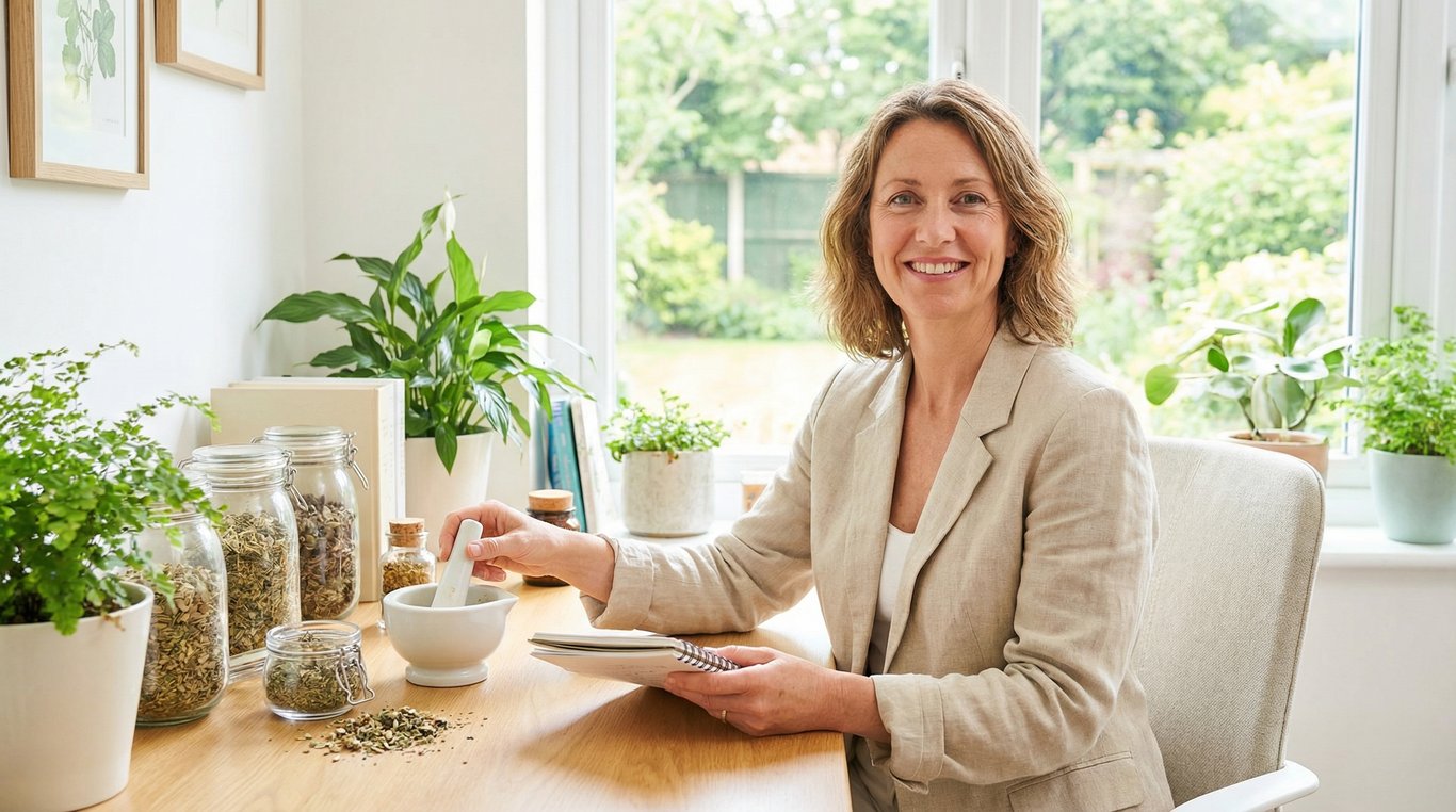 Portrait de Claire Martin, naturopathe souriante
