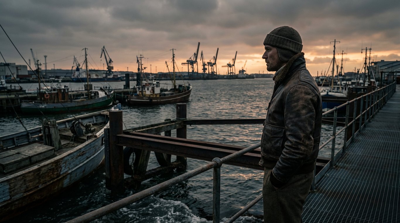 Détail texture laine et cuir