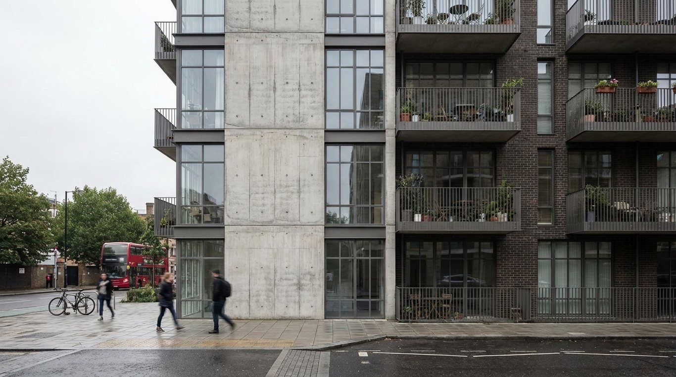 Architecture brutaliste à Londres