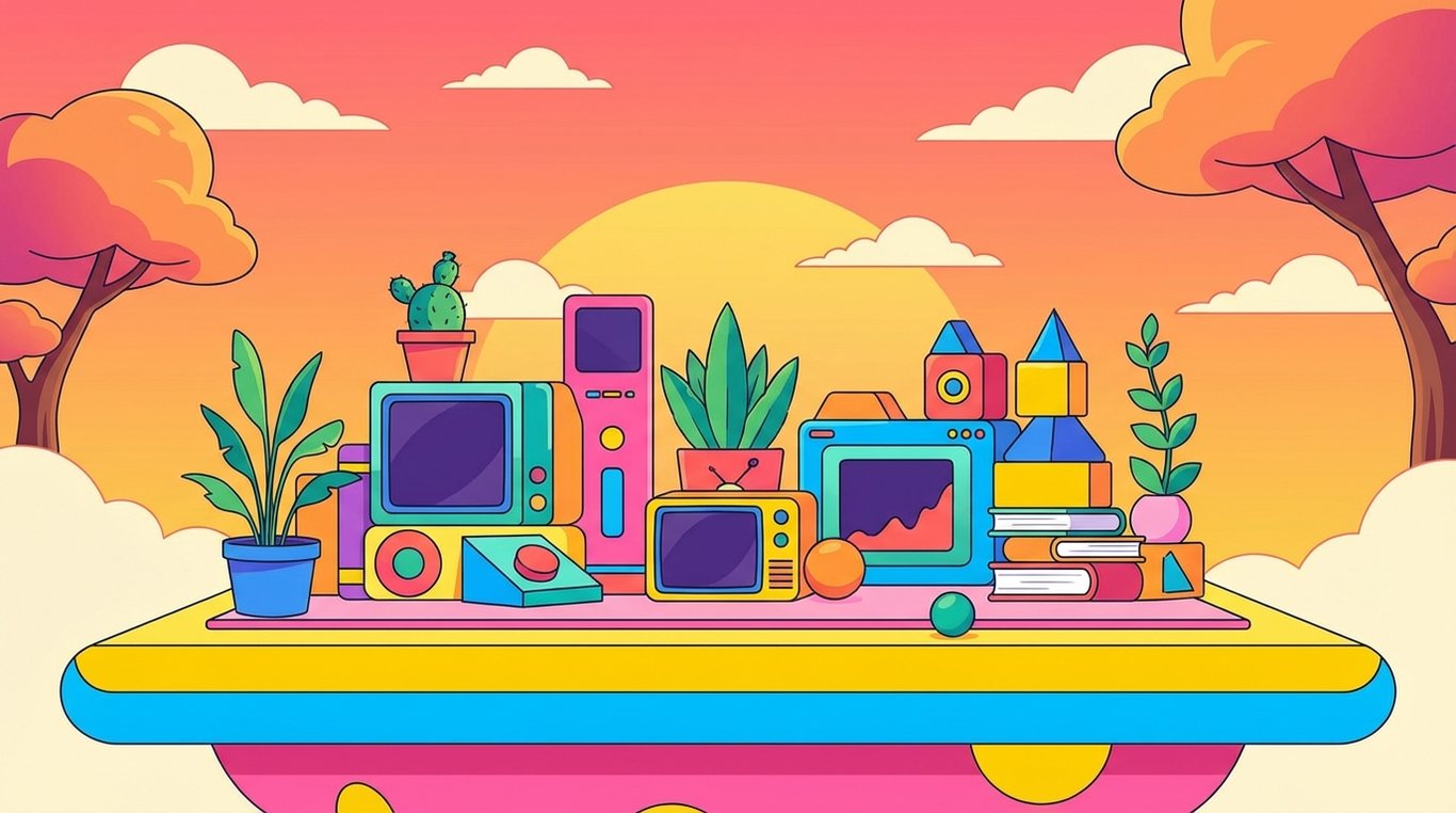 Lampe Champignon Rétro