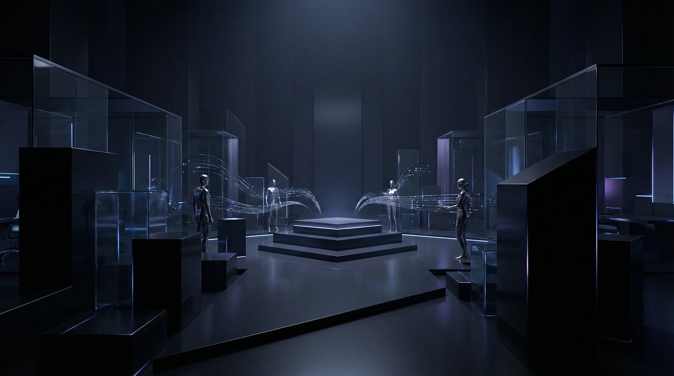 Portrait en noir et blanc de Malik Benali, Développeur Holographique