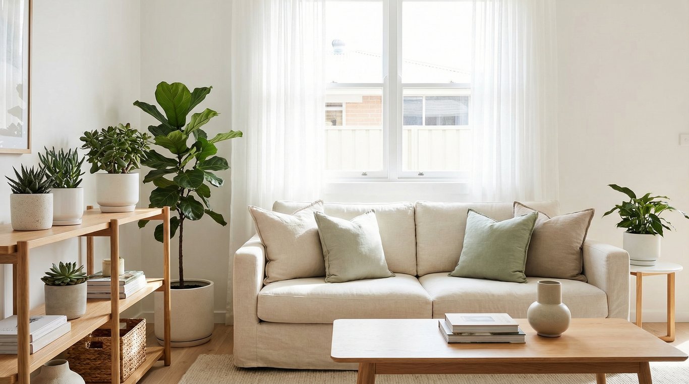 Après : chambre d’enfant organisée avec paniers en osier et étagères basses